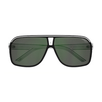 Carrera Grand Prix 2/N/S 80S Q3 64 Black & White / Grey Green Mirror Polarised Lenses