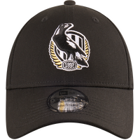 New Era Collingwood Magpies 9Forty Badged Black OSFM