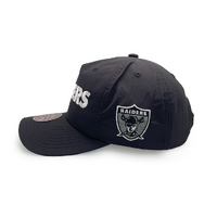 Mitchell & Ness Oakland Raiders Deadstock Origins Nylon Stacked Black OSFM