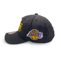 Mitchell & Ness Los Angeles Lakers Deadstock Origins Nylon Stacked Black OSFM