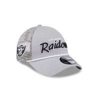 New Era Las Vegas Raiders 9Forty Trucker Script Grey OSFM