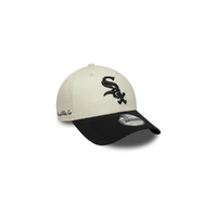 New Era Chicago White Sox 9Forty Side Script Ivory/Black OSFM