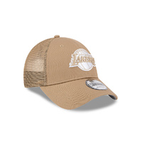 New Era Los Angeles Lakers 9Forty Trucker Khaki OSFM