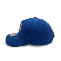 Mitchell & Ness New York Knicks Corduroy Retro Origins Blue OSFM