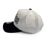 Mitchell & Ness Las Vegas Raiders Pro Pinch Draft Day Vintage White/Black OSFM