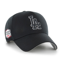 47 Brand Los Angeles Dodgers MVP DT Sure Shot TT Cotton Black/Black/White OSFM