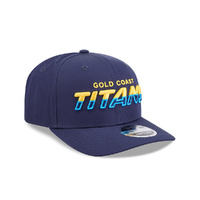 New Era Gold Coast Titans 9Seventy Prolite Split Script Navy OSFM