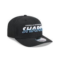 New Era Cronulla Shark 9Seventy Prolite Split Script Black OSFM