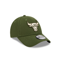 New Era Chicago Bulls 9Forty Rifle Green/Ivory OSFM