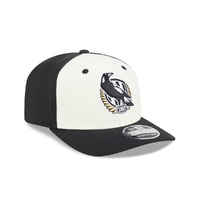 New Era Collingwood Magpies 9Seventy SS NRL26 Two-Tone Contrast Chrome/Black OSFM