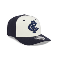 New Era Carlton Blues 9Seventy SS NRL26 Two-Tone Contrast Chrome/Navy OSFM