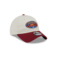 New Era Brisbane Lions 9Twenty AFL26 Two-Tone Heritage Chrome/Maroon OSFM