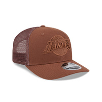 New Era Los Angeles Lakers 9Seventy Tiramasu Trucker Brown OSFM