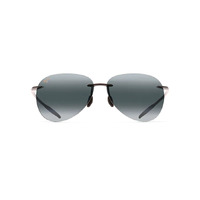 Maui Jim Sugar Beach 421-02 Gloss Black / Neutral Grey Polarised Lenses