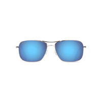 Maui Jim Wiki Wiki B246-17 Silver / Blue Hawaii Polarised Lenses