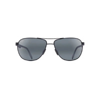Maui Jim Castles 728-2M Matte Black / Neutral Grey Polarised Lenses