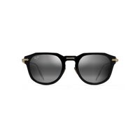 Maui Jim Alika 837-02 Black w Silver / Neutral Grey Polarised Lenses