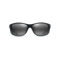 Maui Jim Kaiwi Channel 840-11D Grey Black Stripe / Neutral Grey Polarised Lenses
