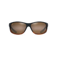 Maui Jim Kaiwi Channel H840-25C Stripe Dark Brown / HCL Bronze Polarised Lenses