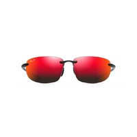 Maui Jim Ho'okipa Asian Fit RM407N-2M Matte Black / Hawaii Lava Polarised Lenses