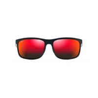 Maui Jim Huelo RM449-02 Matte Black / Hawaii Lava Polarised Lenses