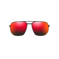 Maui Jim Shark's Cove RM605-02 Matte Black / Hawaii Lava Polarised Lenses