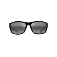 Maui Jim Nuu Landing 869-02 Gloss Black w Black Rubber / Neutral Grey Polarised Lenses