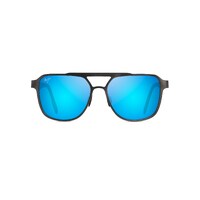 Maui Jim 2nd Reef B607-14 Brushed Dark Gunmetal / Blue Hawaii Polarised Lenses