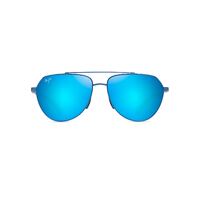 Maui Jim Waiwai B634-03 Matte Transparent Blue / Blue Hawaii Polarised Lenses