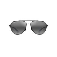 Maui Jim Waiwai 634-02 Matte Black w Grey / Neutral Grey Polarised Lenses