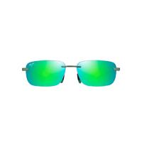 Maui Jim Lanakila GM624-15 Matte Transparent Green / MauiGreen Polarised Lenses