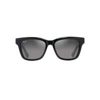 Maui Jim Hanohano GS644-14A Shiny Black w Transparent Light Grey / Neutral Grey Polarised Lenses