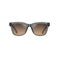 Maui Jim Hanohano HS644-14 Shiny Transparent Dark Grey / HCL Bronze Polarised Lenses