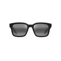 Maui Jim 'Opiopio Asian Fit 659-02 Matte Black w Gradient Effect / Neutral Grey Polarised Lenses