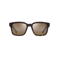 Maui Jim 'Opiopio Asian Fit H659-10 Matte Dark Havana / HCL Bronze Polarised Lenses