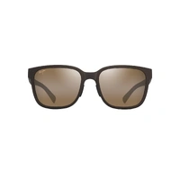 Maui Jim Paulele Asian Fit H660-01 Matte Brown / HCL Bronze Polarised Lenses