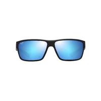 Maui Jim Uila Asian Fit B662-02 Matte Black / Blue Hawaii Polarised Lenses