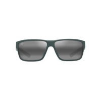 Maui Jim Uila Asian Fit 662-15 Matte Dark Military Green / Neutral Grey Polarised Lenses