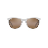 Maui Jim Koaniani Asian Fit H694-05 Shiny Solid White / HCL Bronze Polarised Lenses