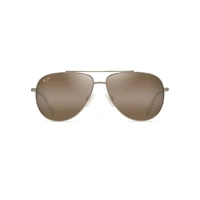 Maui Jim Hauoli XS H589-16 Shiny Light Gold w Brown Gradient / HCL Bronze Polarised Lenses