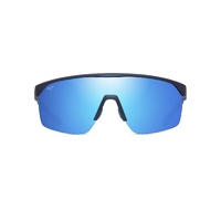 Maui Jim Paluna AF B596-03 Metal Matte Dark Blue / Blue Hawaii Polarised Lenses
