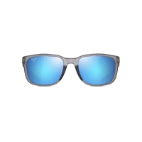 Maui Jim Akala B599-14 Matte Transparent Grey / Blue Hawaii Polarised Lenses