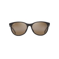 Maui Jim Alahee H600-01 Matte Solid Dark Brown / HCL Bronze Polarised Lenses