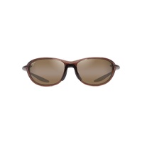 Maui Jim Hookipa Ultra R H339-01 Shiny Transparent Brown / HCL Bronze Polarised Lenses