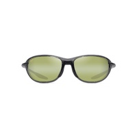 Maui Jim Hookipa Ultra R HT339-14 Metal Shiny Transparent Dark Grey / Maui HT Polarised Lenses