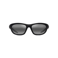 Maui Jim Haulani Asian Fit 343-02 Matte Black / Neutral Grey Polarised Lenses