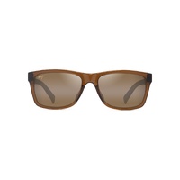 Maui Jim Kowelo H345-01 Shiny Transparent Dark Brown / HCL Bronze Polarised Lenses