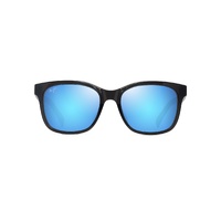Maui Jim Owelo B346-14 Shiny Transparent Dark Grey / Blue Hawaii Polarised Lenses