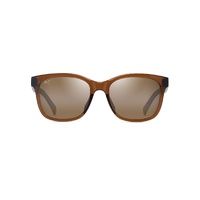 Maui Jim Owelo H346-01 Shiny Transparent Dark Brown / HCL Bronze Polarised Lenses