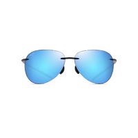 Maui Jim Sugar Beach B421-02 Shiny Black / Blue Hawaii Polarised Lenses